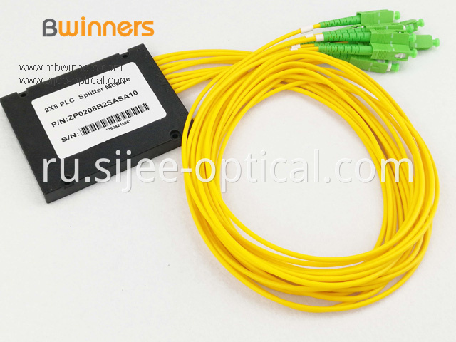 Cassette Type 2x8 Plc Splitter With Sc Apc Connector